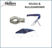Komfort ombord | Solsejl | Rullegardiner | hellers.dk |