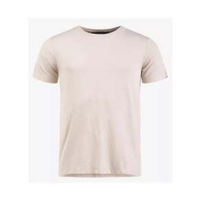 Pelle P Badge Tee til Herrer, Macadamia Milk, Str. Large