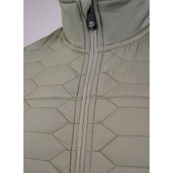 PP Herre Levo Quilted Zip, Olivengrn, Str. M