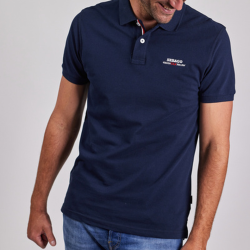 Sebago - Authentic Logo Pique Navy L