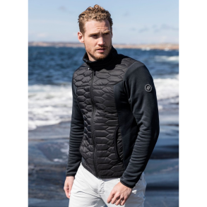 Pelle P Midlayer Levo Quiltes Zip Navy Blue 