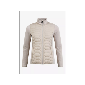 Pelle P Dame Midlayer Levo Quiltes Zip Beige 