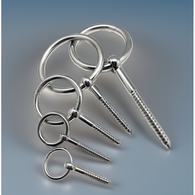 Bdring M. Ring og Trskrue - Rustfri 316 - 