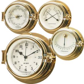 Maritime instrumenter i messing 120 mm