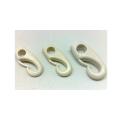 Nylonkrog hvid til 4-8mm elastik