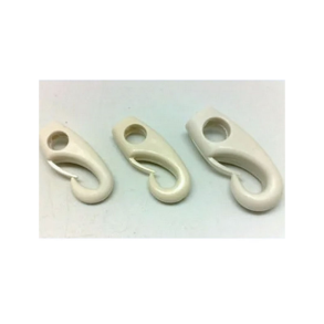 Nylonkrog hvid til 4-8mm elastik