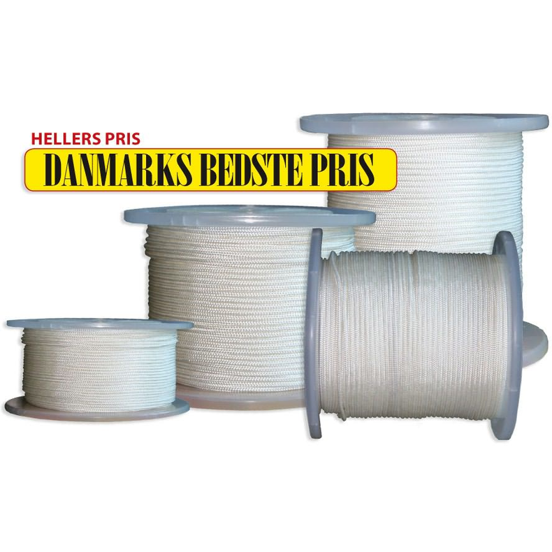 Flagline - multiline X-flettet Polyester rulle 200 meter