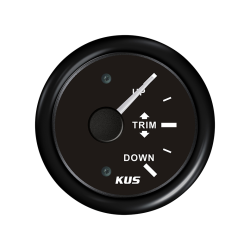 Kus trimindikator, sort 0-190ohm, 12/24v