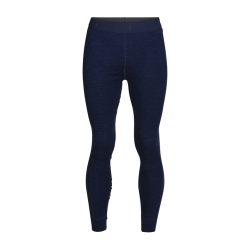 Herre Leggings i Merino Uld - Navy