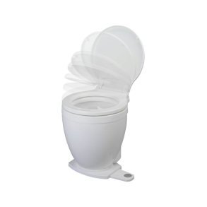 Jabsco Lite Flush med fodkontakt. Fs i bde 12V og 24V.