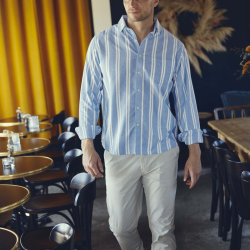 Shirt LS Lugano - 110 Offwhite