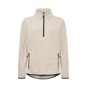 Lizzy dame teddy fleece half-zip - Beige 