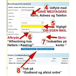 Gavekort - For at handle i butikken