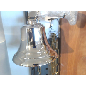 Skibsklokke 12,5 cm. Forniklet