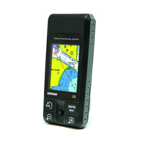 Geonav 3s GPS Kortplotter m. Barometer & Kompas. Bruger Navionics SD-Kort