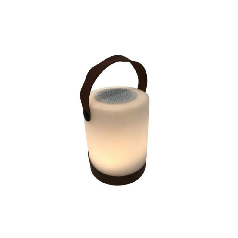 Hyggelig lampe med hjtaler, Mably Plus, Wood