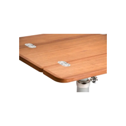 Teak foldbar bordplade 125x40/80cm