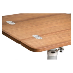 Teak foldbar bordplade 90x30/60cm