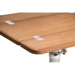 Teak foldbar bordplade 90x30/60cm