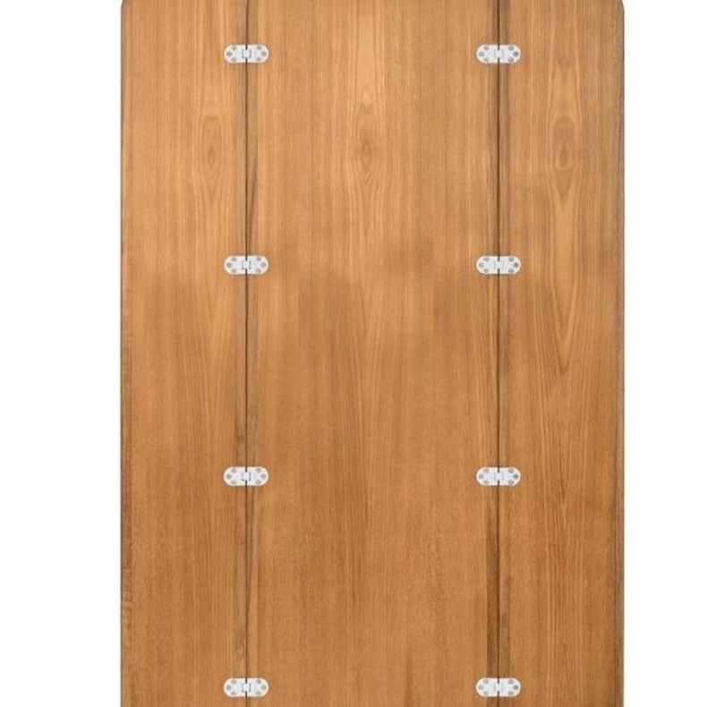 Teak foldbar bordplade 80x30/60cm