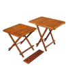 Foldebord 60x60cm, Teak Ristvrk Olierede