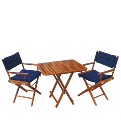 Foldebord 60x60cm, Teak Ristvrk Olierede