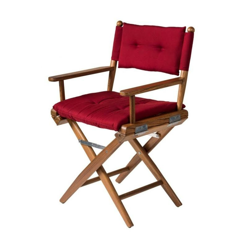 Dksstol Deluxe Mrkerd Polstret - Olieret Teak