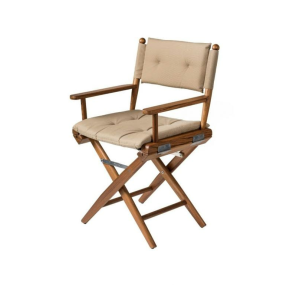 Dksstol Deluxe Beige Polstret - Olieret Teak