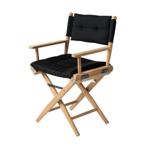 Dksstol Deluxe Sort Polstret - Teak