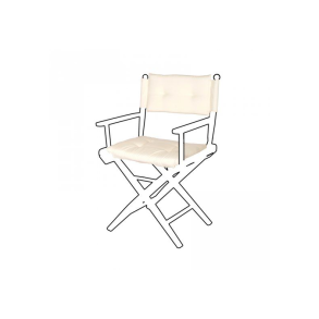 Hyndest Cremehvid Polstret Til Dksstol Deluxe