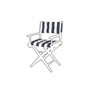 Hyndes�t Navy/Hvid Polstret Til D�ksstol Deluxe