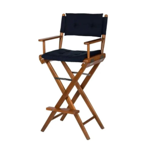 H�j instrukt�rstol Deluxe - Olieret Teak - Hynde Navy