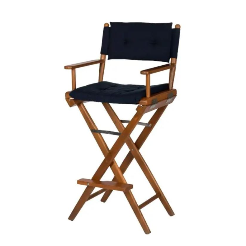 H�j instrukt�rstol Deluxe - Olieret Teak - Hynde Navy