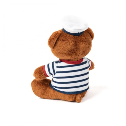 Skibsbamse med stribet t-shirt
