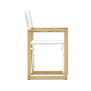 Director Armchair Teak - White Victor