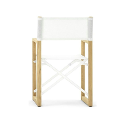 Director Armchair Teak - White Victor