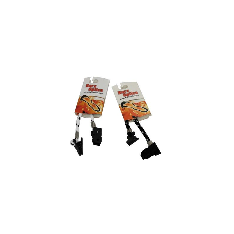Kasket Clips Cap Leash White