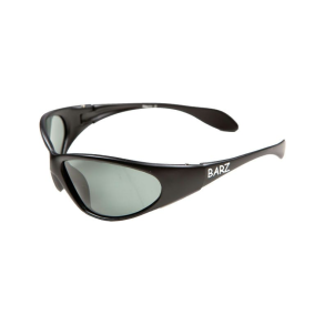 Nauru Junior Matt Black Ac Polarised Grey