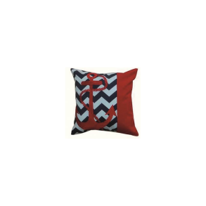 Pude M Ankermotiv Rd 40x40cm