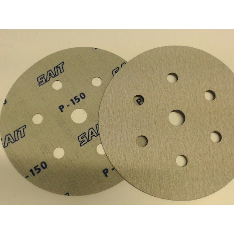 Slibe Rondel 150mm 7 Korn  Slibe Rondel 150mm / 7huls velcro korn 150