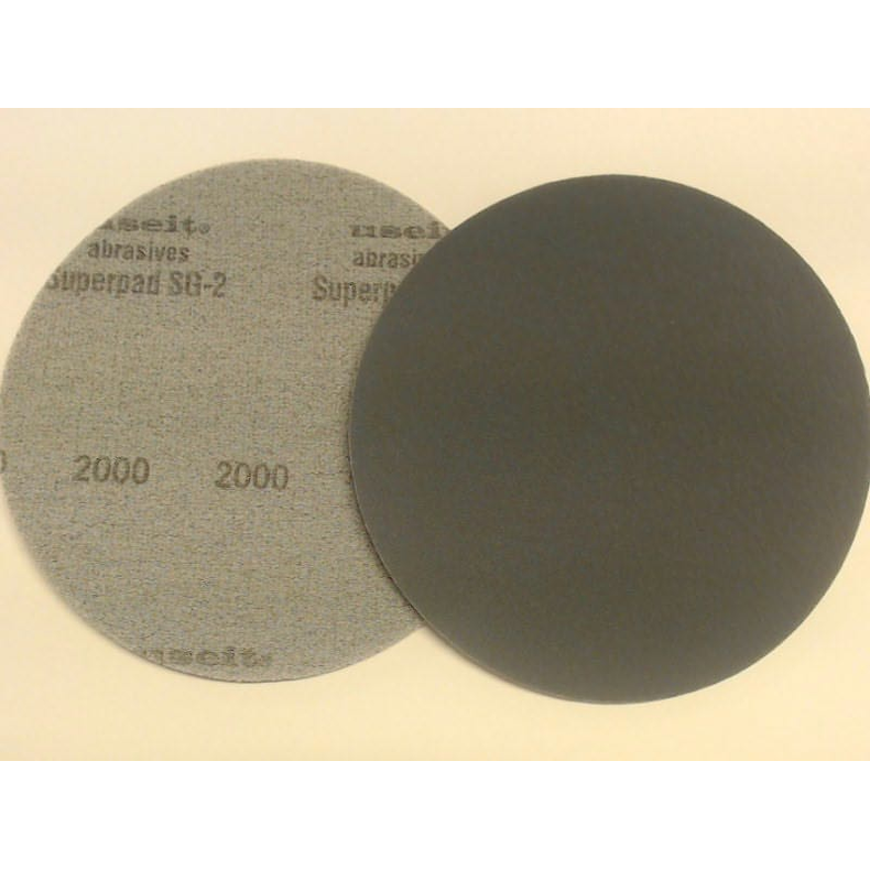 Superfinisheng Pads Pol/Slibe Skive 150mm Velcro  Superfinisheng Pads  pol/slibe skive 2000 150mm velcro