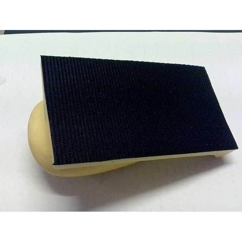 Slibeklods Gummi nr 1 ny gul 70x125 mm