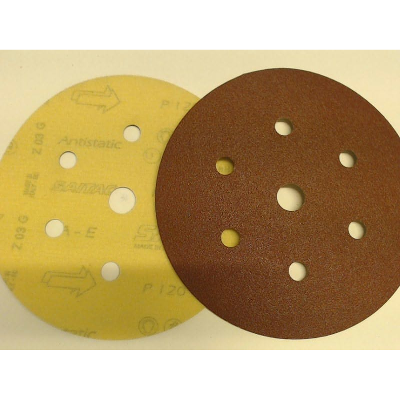 Slibe Rondel 150mm 7 Korn  Slibe Rondel 150mm / 7 hul korn 120