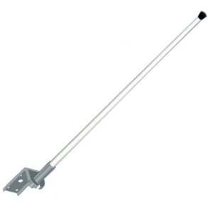 1m Sejlbds Vhf Antenne I Hvid Fiberglas Med Fme Stik