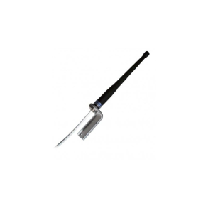 Sort gummi VHF antenne med PL-VHF stik