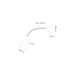 Mary-Flex Led lampe flere farver