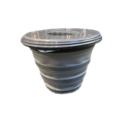 Sammenklappelig spand 10 liter med lg og hank