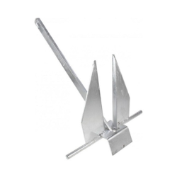 Pladeanker varmgalvaniseret "Danforth" - Letv�gtsanker varmgalv. 8 kg