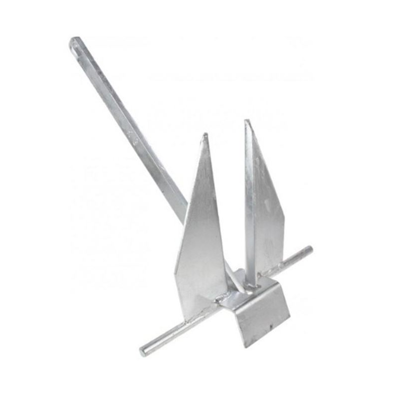 Pladeanker varmgalvaniseret "Danforth" - Letv�gtsanker varmgalv. 8 kg