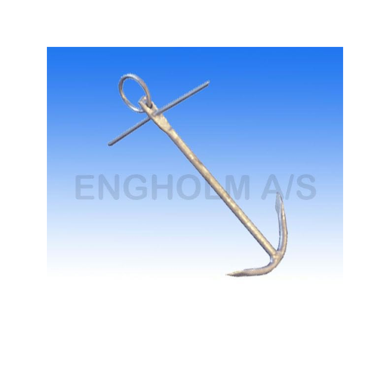 2-fliget Fiskeridr�g varmgalvaniseret - 2-fliget Fiskeridr�g vglv 2,7 kg